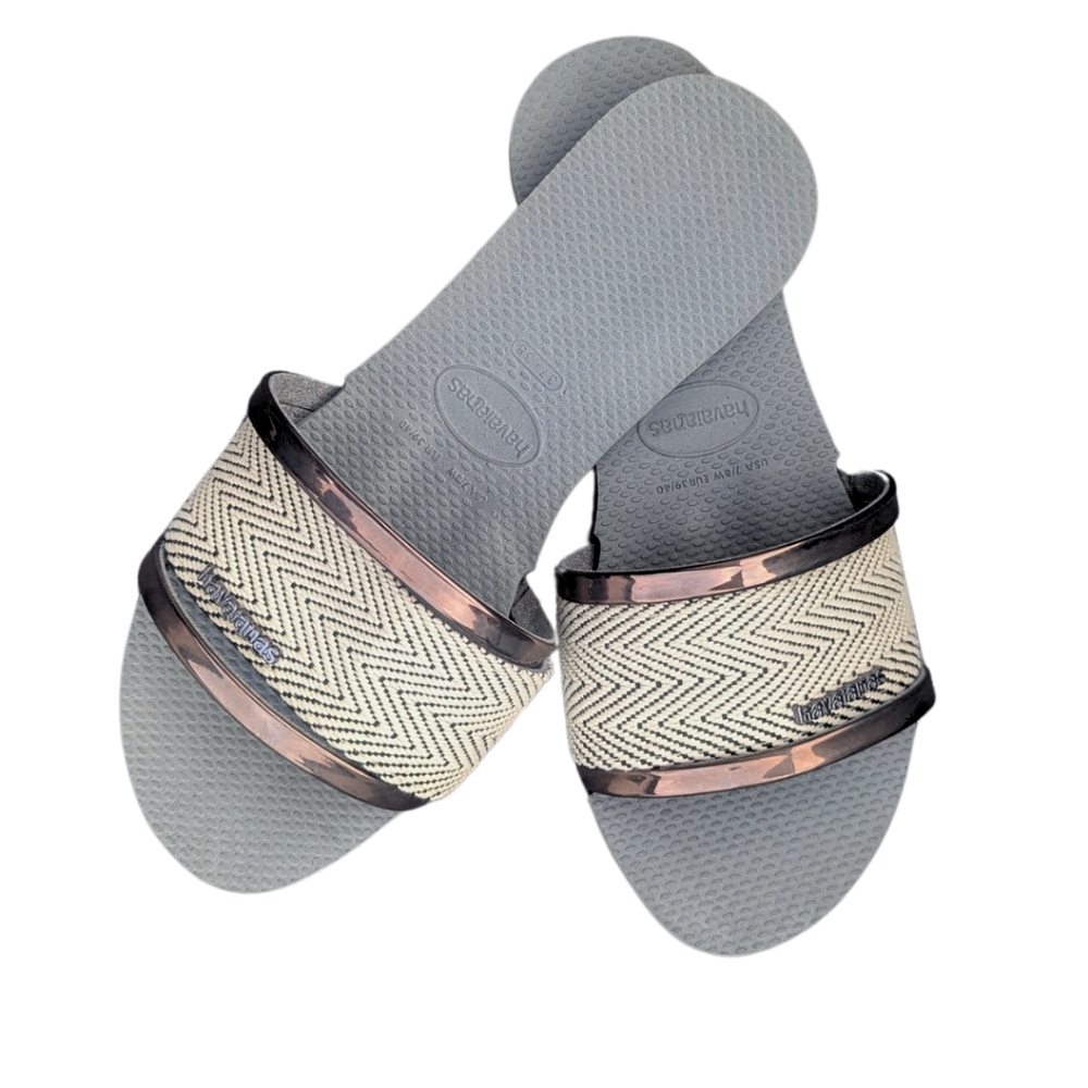 Havaianas You Transcoso Sandals, Steel Grey
